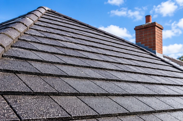 Soft wash roof cleaning and moss removal in Glasgow