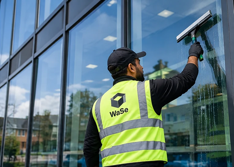 Commercial office and shopfront window cleaning in Glasgow